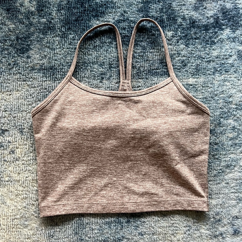 BROWN AERIE CROPPED TANK! SIZE XXS